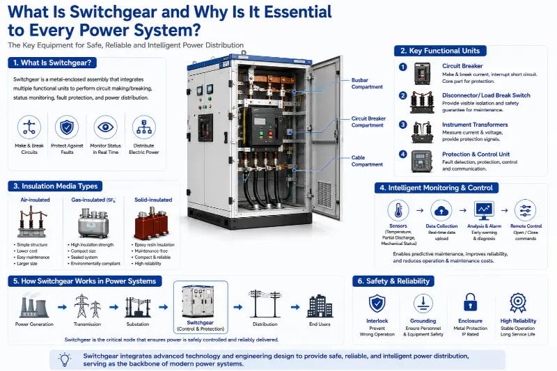 Hvorfor er switchgear nøglenoden i moderne strømsystemer?