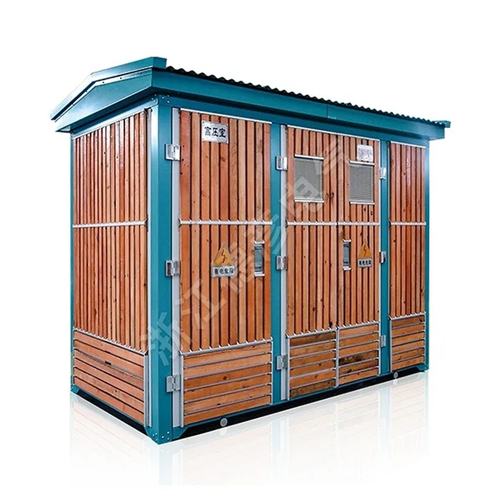Høj/lavspænding præfabrikeret understation